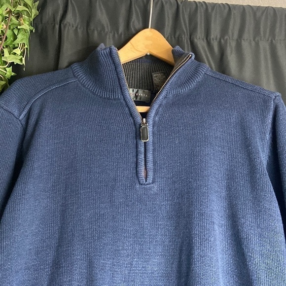 Oscar de Larenta 1/4 zip Pullover Sweater - Picture 2 of 10